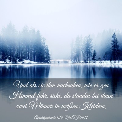 Picture 03 - Apostelgeschichte 1:10 LUTH1912 - Und als sie ihm nachsahen, wie er gen Himmel - Bible Verse Picture