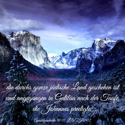 Picture 03 - Apostelgeschichte 10:37 LUTH1912 - die durchs ganze jüdische Land geschehen ist und - Bible Verse Picture