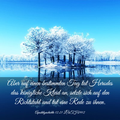 Picture 03 - Apostelgeschichte 12:21 LUTH1912 - Aber auf einen bestimmten Tag tat Herodes das - Bible Verse Picture
