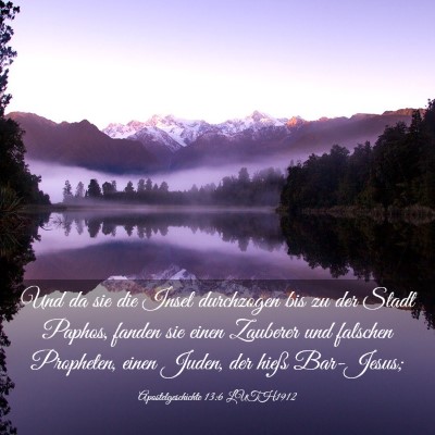 Picture 03 - Apostelgeschichte 13:6 LUTH1912 - Und da sie die Insel durchzogen bis zu der Stadt - Bible Verse Picture