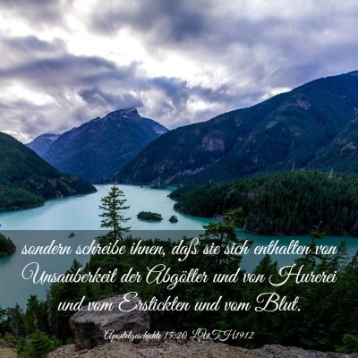 Picture 03 - Apostelgeschichte 15:20 LUTH1912 - sondern schreibe ihnen, daß sie sich enthalten - Bible Verse Picture