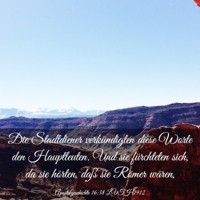Picture 03 - Apostelgeschichte 16:38 LUTH1912 - Die Stadtdiener verkündigten diese Worte den - Bible Verse Picture