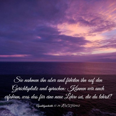 Picture 03 - Apostelgeschichte 17:19 LUTH1912 - Sie nahmen ihn aber und führten ihn auf den - Bible Verse Picture