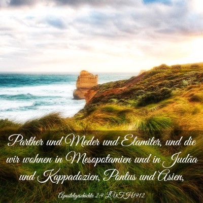Picture 03 - Apostelgeschichte 2:9 LUTH1912 - Parther und Meder und Elamiter, und die wir - Bible Verse Picture