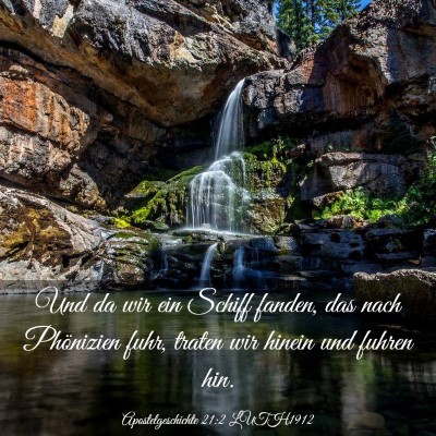 Picture 03 - Apostelgeschichte 21:2 LUTH1912 - Und da wir ein Schiff fanden, das nach Phönizien - Bible Verse Picture
