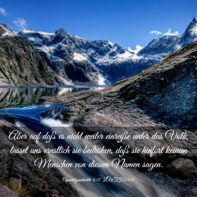Picture 03 - Apostelgeschichte 4:17 LUTH1912 - Aber auf daß es nicht weiter einreiße unter das - Bible Verse Picture