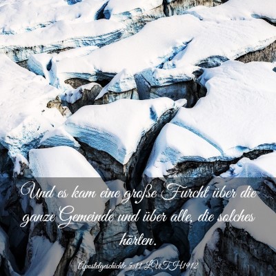 Picture 03 - Apostelgeschichte 5:11 LUTH1912 - Und es kam eine große Furcht über die ganze - Bible Verse Picture