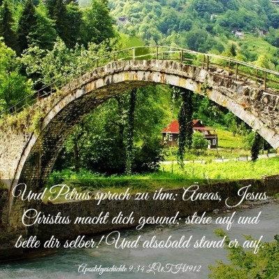 Picture 03 - Apostelgeschichte 9:34 LUTH1912 - Und Petrus sprach zu ihm: Äneas, Jesus Christus - Bible Verse Picture
