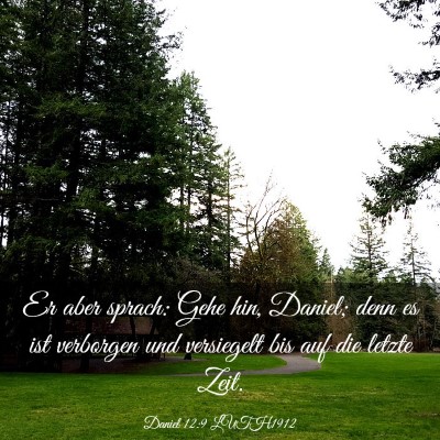 Picture 03 - Daniel 12:9 LUTH1912 - Er aber sprach: Gehe hin, Daniel; denn es ist - Bible Verse Picture