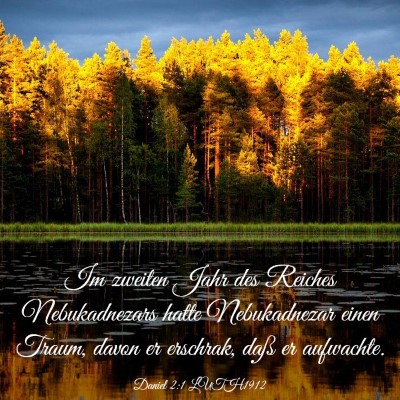 Picture 03 - Daniel 2:1 LUTH1912 - Im zweiten Jahr des Reiches Nebukadnezars hatte - Bible Verse Picture