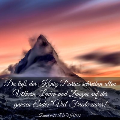 Picture 03 - Daniel 6:25 LUTH1912 - Da ließ der König Darius schreiben allen - Bible Verse Picture