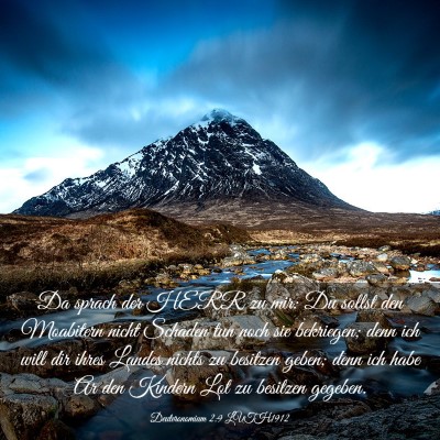 Picture 03 - Deuteronomium 2:9 LUTH1912 - Da sprach der HERR zu mir: Du sollst den - Bible Verse Picture
