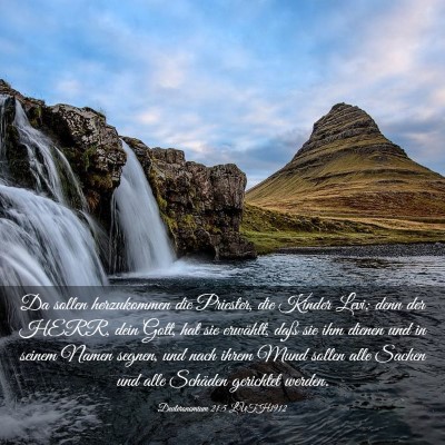 Picture 03 - Deuteronomium 21:5 LUTH1912 - Da sollen herzukommen die Priester, die Kinder - Bible Verse Picture