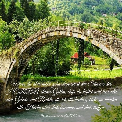 Picture 03 - Deuteronomium 28:15 LUTH1912 - Wenn du aber nicht gehorchen wirst der Stimme des - Bible Verse Picture