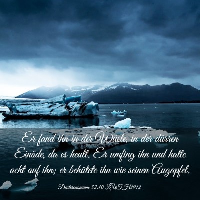 Picture 03 - Deuteronomium 32:10 LUTH1912 - Er fand ihn in der Wüste, in der dürren - Bible Verse Picture