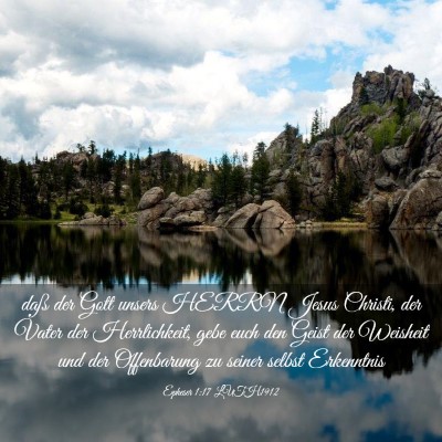 Picture 03 - Epheser 1:17 LUTH1912 - daß der Gott unsers HERRN Jesus Christi, der - Bible Verse Picture