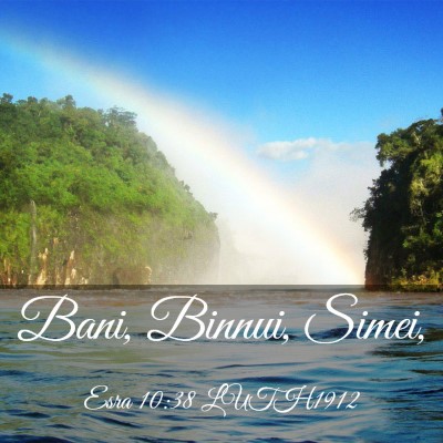 Picture 03 - Esra 10:38 LUTH1912 - Bani, Binnui, - Bible Verse Picture