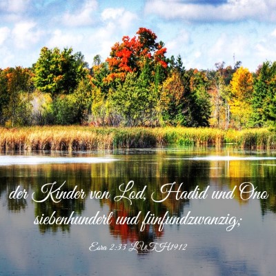 Picture 03 - Esra 2:33 LUTH1912 - der Kinder von Lod, Hadid und Ono siebenhundert - Bible Verse Picture