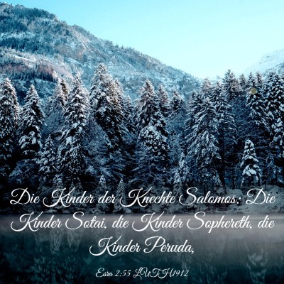 Picture 03 - Esra 2:55 LUTH1912 - Die Kinder der Knechte Salomos: Die Kinder Sotai, - Bible Verse Picture