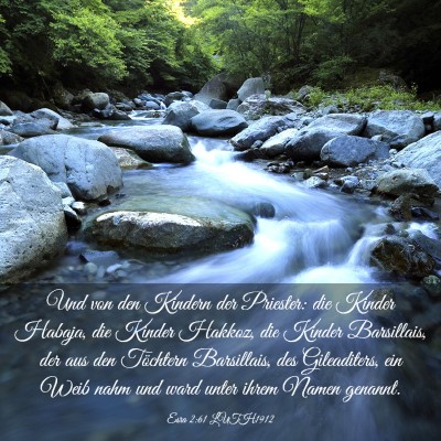 Picture 03 - Esra 2:61 LUTH1912 - Und von den Kindern der Priester: die Kinder - Bible Verse Picture