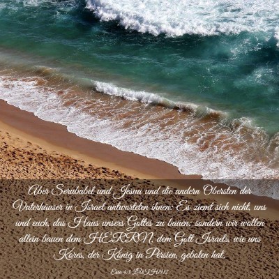 Picture 03 - Esra 4:3 LUTH1912 - Aber Serubabel und Jesua und die andern Obersten - Bible Verse Picture