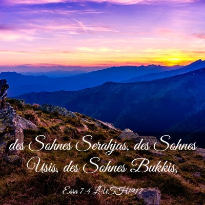 Picture 03 - Esra 7:4 LUTH1912 - des Sohnes Serahjas, des Sohnes Usis, des Sohnes - Bible Verse Picture