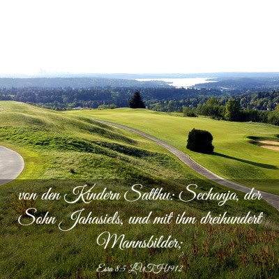 Picture 03 - Esra 8:5 LUTH1912 - von den Kindern Satthu: Sechanja, der Sohn - Bible Verse Picture