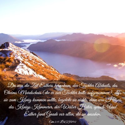 Picture 03 - Ester 2:15 LUTH1912 - Da nun die Zeit Esthers herankam, der Tochter - Bible Verse Picture