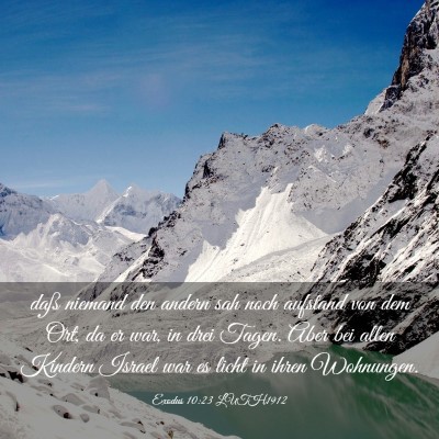 Picture 03 - Exodus 10:23 LUTH1912 - daß niemand den andern sah noch aufstand von dem - Bible Verse Picture