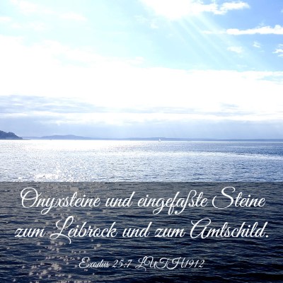 Picture 03 - Exodus 25:7 LUTH1912 - Onyxsteine und eingefaßte Steine zum Leibrock - Bible Verse Picture