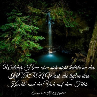 Picture 03 - Exodus 9:21 LUTH1912 - Welcher Herz aber sich nicht kehrte an des HERRN - Bible Verse Picture