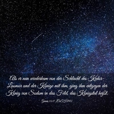 Picture 03 - Genesis 14:17 LUTH1912 - Als er nun wiederkam von der Schlacht des - Bible Verse Picture