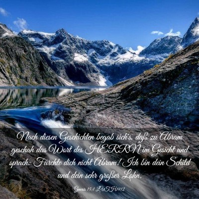 Picture 03 - Genesis 15:1 LUTH1912 - Nach diesen Geschichten begab sich's, daß zu - Bible Verse Picture