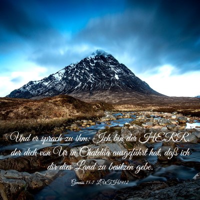 Picture 03 - Genesis 15:7 LUTH1912 - Und er sprach zu ihm: Ich bin der HERR, der dich - Bible Verse Picture