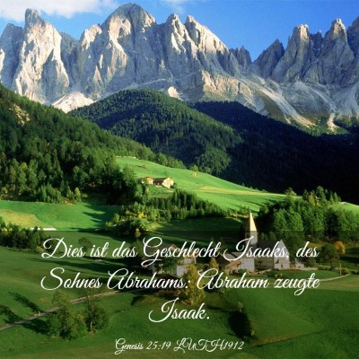 Picture 03 - Genesis 25:19 LUTH1912 - Dies ist das Geschlecht Isaaks, des Sohnes - Bible Verse Picture
