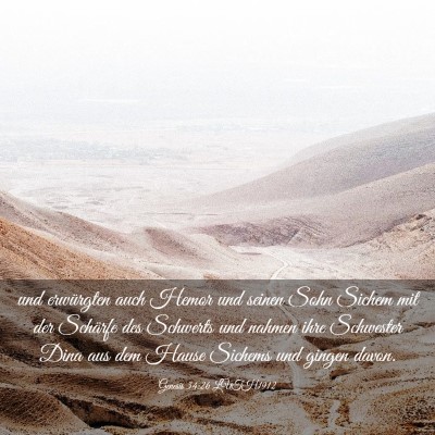 Picture 03 - Genesis 34:26 LUTH1912 - und erwürgten auch Hemor und seinen Sohn Sichem - Bible Verse Picture