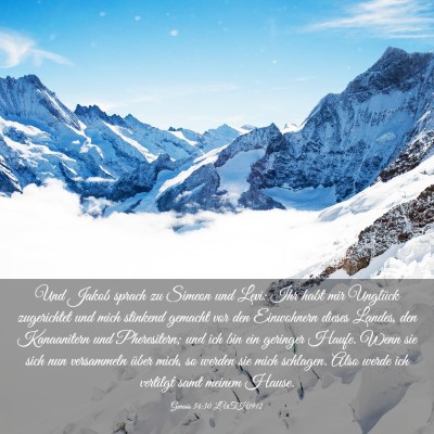 Picture 03 - Genesis 34:30 LUTH1912 - Und Jakob sprach zu Simeon und Levi: Ihr habt mir - Bible Verse Picture
