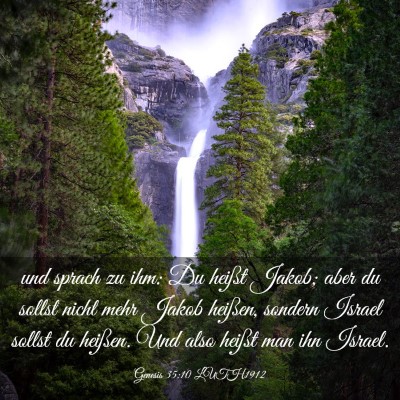 Picture 03 - Genesis 35:10 LUTH1912 - und sprach zu ihm: Du heißt Jakob; aber du - Bible Verse Picture