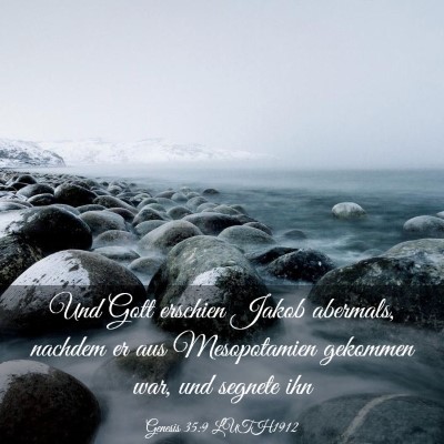Picture 03 - Genesis 35:9 LUTH1912 - Und Gott erschien Jakob abermals, nachdem er aus - Bible Verse Picture