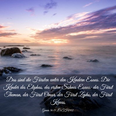 Picture 03 - Genesis 36:15 LUTH1912 - Das sind die Fürsten unter den Kindern Esaus. - Bible Verse Picture