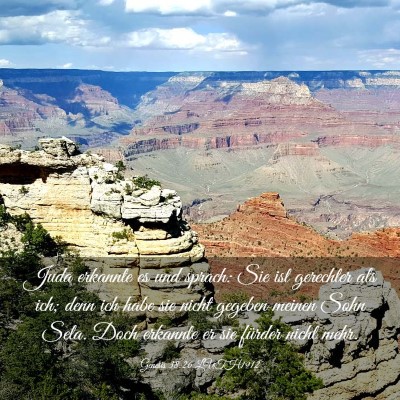 Picture 03 - Genesis 38:26 LUTH1912 - Juda erkannte es und sprach: Sie ist gerechter - Bible Verse Picture