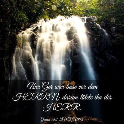 Picture 03 - Genesis 38:7 LUTH1912 - Aber Ger war böse vor dem HERRN; darum tötete - Bible Verse Picture