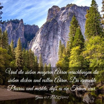 Picture 03 - Genesis 41:7 LUTH1912 - Und die sieben mageren Ähren verschlangen die - Bible Verse Picture