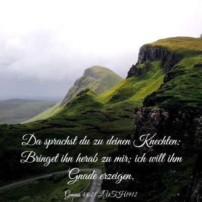 Picture 03 - Genesis 44:21 LUTH1912 - Da sprachst du zu deinen Knechten: Bringet ihn - Bible Verse Picture