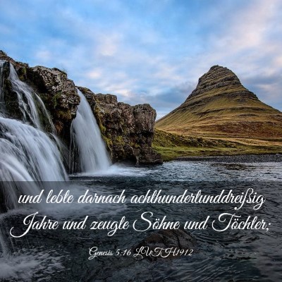Picture 03 - Genesis 5:16 LUTH1912 - und lebte darnach achthundertunddreißig Jahre - Bible Verse Picture