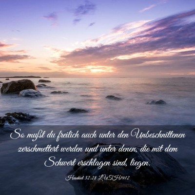 Picture 03 - Hesekiel 32:28 LUTH1912 - So mußt du freilich auch unter den - Bible Verse Picture