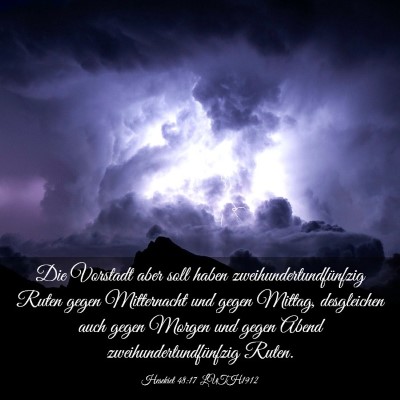 Picture 03 - Hesekiel 48:17 LUTH1912 - Die Vorstadt aber soll haben - Bible Verse Picture