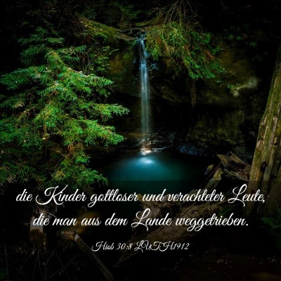 Picture 03 - Hiob 30:8 LUTH1912 - die Kinder gottloser und verachteter Leute, die - Bible Verse Picture