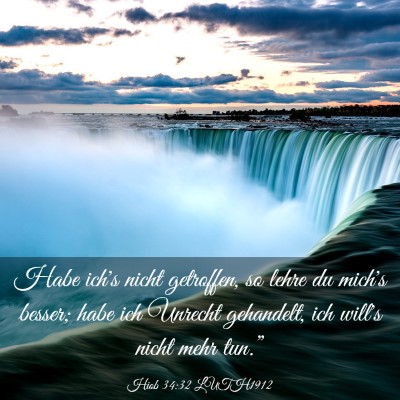 Picture 03 - Hiob 34:32 LUTH1912 - Habe ich's nicht getroffen, so lehre du mich's - Bible Verse Picture
