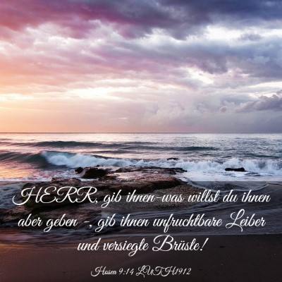 Picture 03 - Hosea 9:14 LUTH1912 - HERR, gib ihnen-was willst du ihnen aber geben -, - Bible Verse Picture